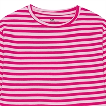 Birkholm Peplum Rib Bluse Baby Lyserød & Flamingo Pink